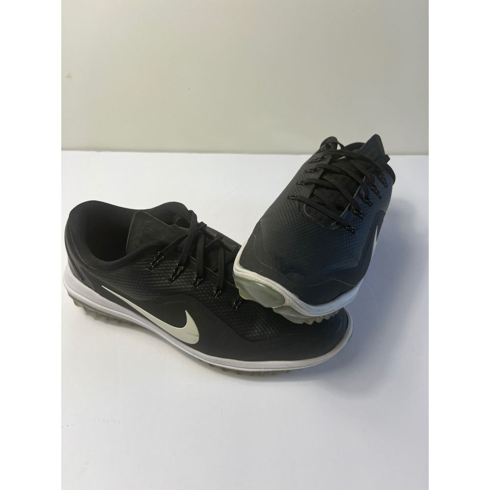 Nike Lunar Control Vapor 2 Golf Shoes Black White 899633-002 Mens 9.5